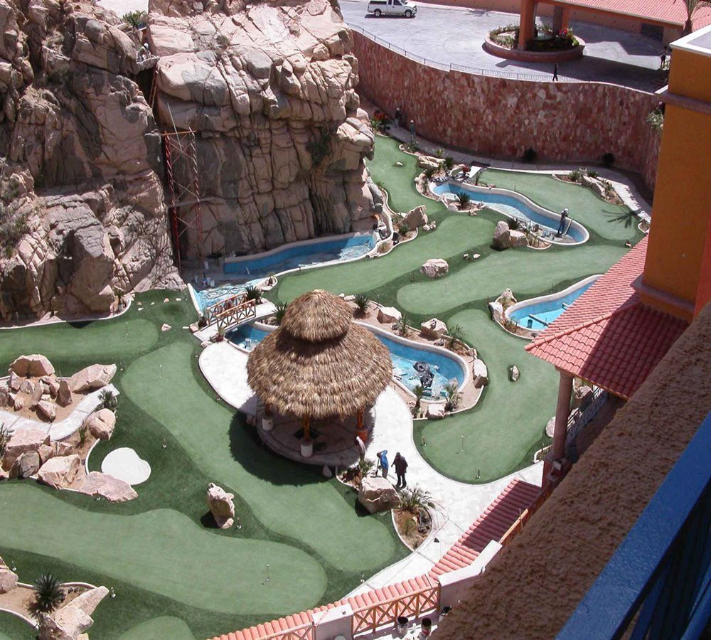 Edmonton artificial putting green