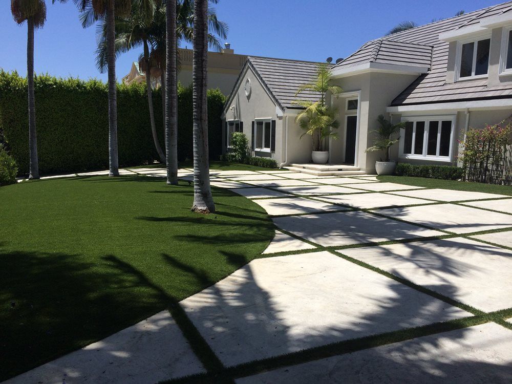 Edmonton artificial grass landscaping