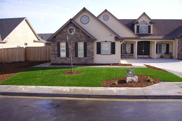 Edmonton artificial grass landscaping